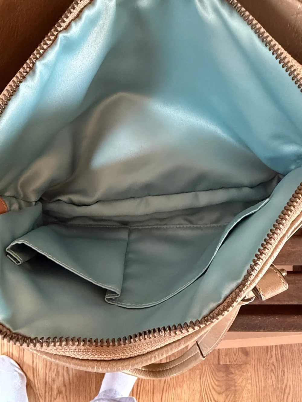 Coach Bonnie Metallic Pebble Leather Satchel - Picture 14 of 16